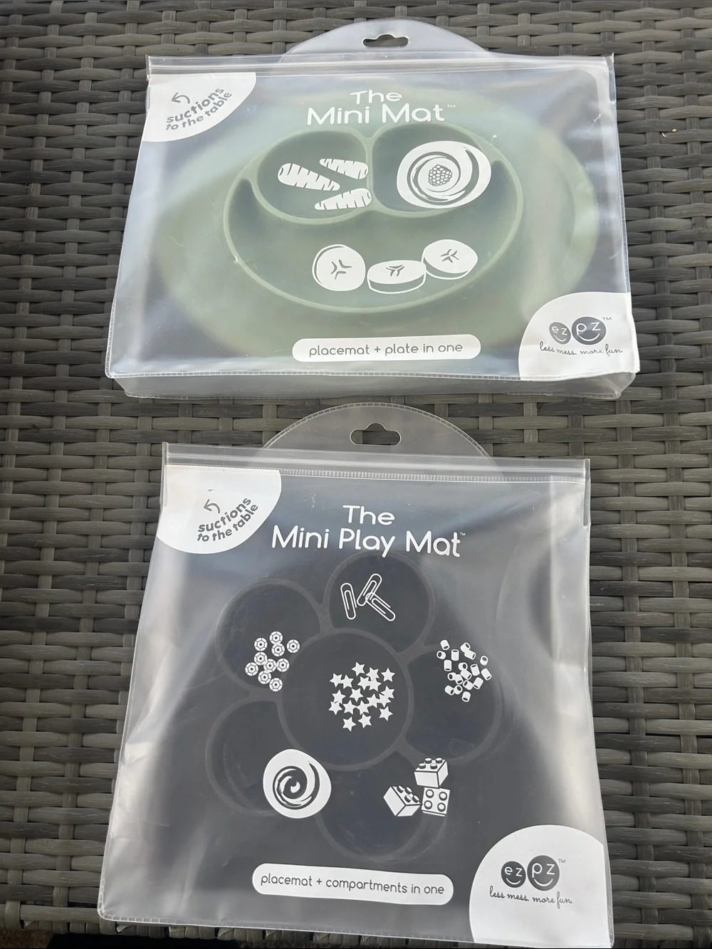 The Mini Mat plate or The Mini Play Mat by ezpz